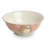 Duo di ciotole per zuppa in ceramica giapponese, rosa e blu - SHIBA INU