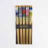 Set of Japanese chopsticks 5 landscapes