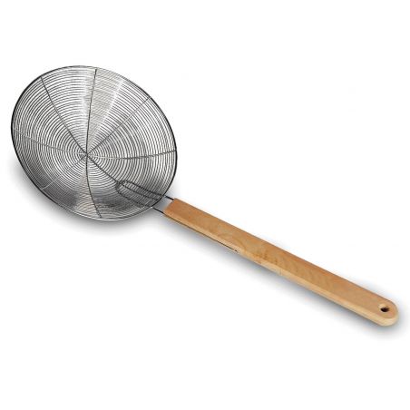 Stainless steel tempura skimmer