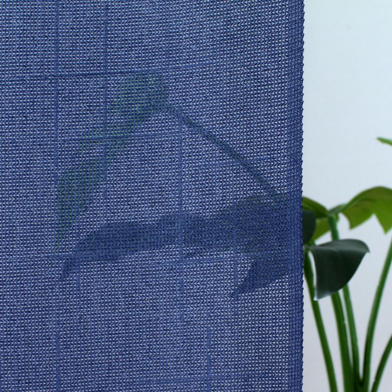 Japanese blue noren curtain, polyester, 85 x 150 cm, SASHIKO ASANOHA