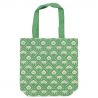 Sac tote bag 100% coton Chien Shiba et ses motifs fleurs- PATAN