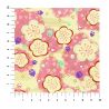 large sheet of Japanese paper, YUZEN WASHI, pink, Umezumi plum haze pattern