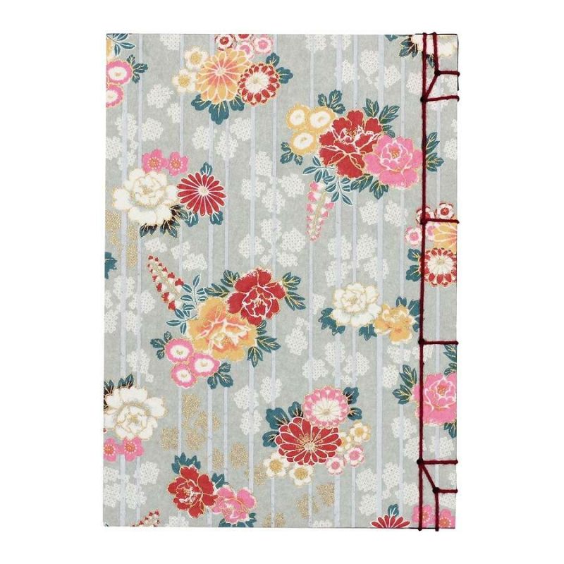 Japanese notebook with peony motif - BOTAN