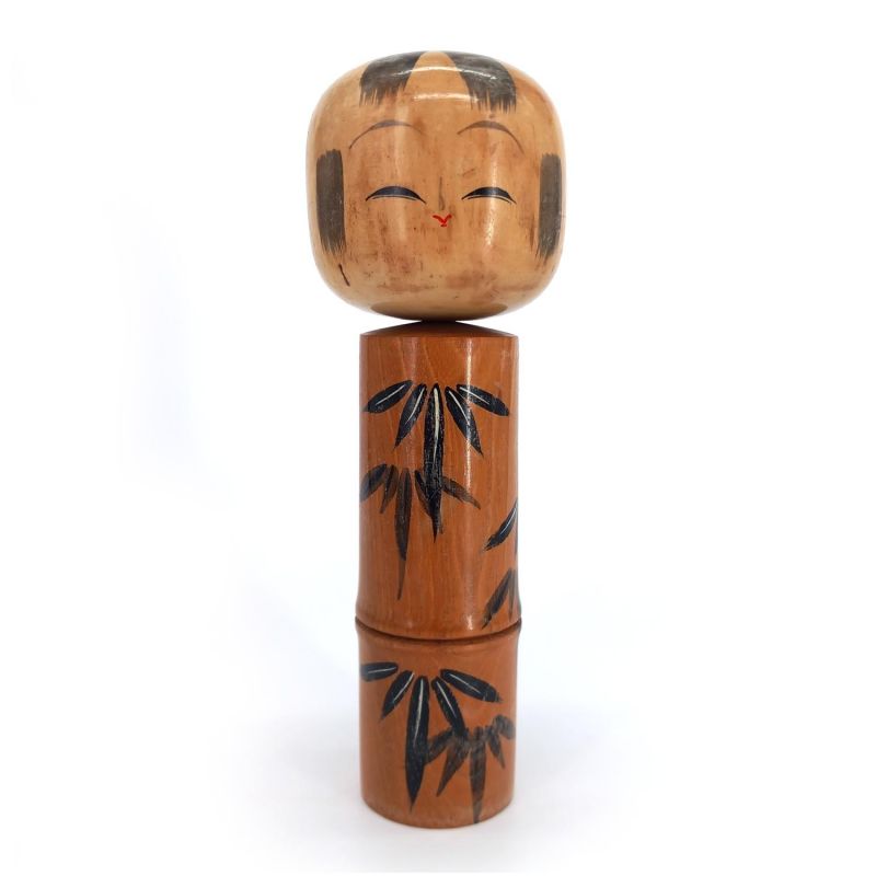 Japanese wooden doll, KOKESHI VINTAGE, 24cm