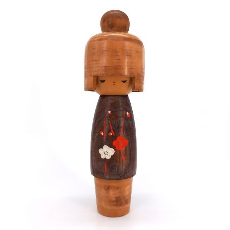 Japanische Holzpuppe, KOKESHI VINTAGE, 23cm