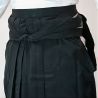 pantalones anchos plisados, Hakama, Tetron Aikido, negro