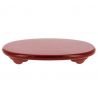 Red Lacquered Base for Incense Burner