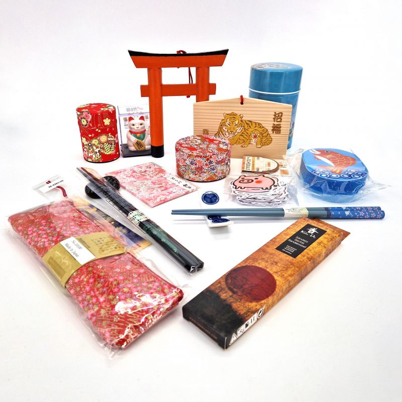 Kyoto Box, confezione regalo di articoli giapponesi "Viaggio a Kyoto"