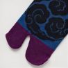 Chaussettes japonaises tabi, Chaussettes japonaises tabi, bleu , marche dans le ciel, 23-25 cm