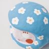 Muñeca japonesa, DARUMA, azul, tulipán “compasión”, Gracias