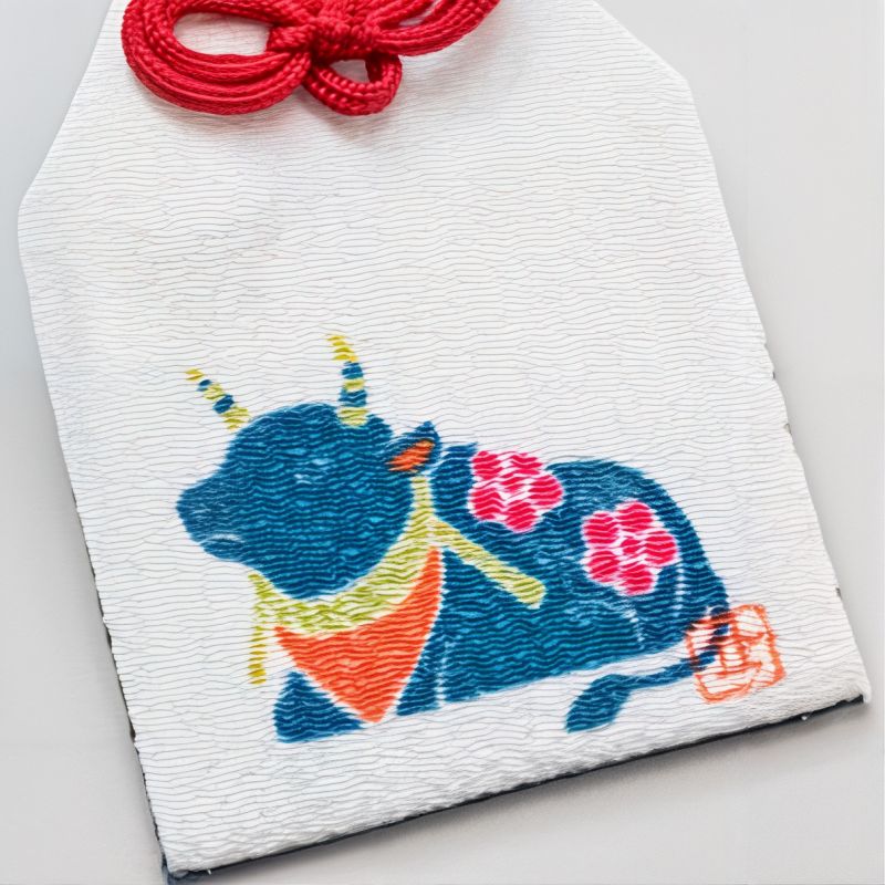 Japanese Omamori Amulet - Chinese Zodiac Sign of the Ox