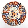 Vintage Japanese round plate, Imari 19th century