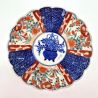 piatto rotondo vintage giapponese, imari del XIX secolo