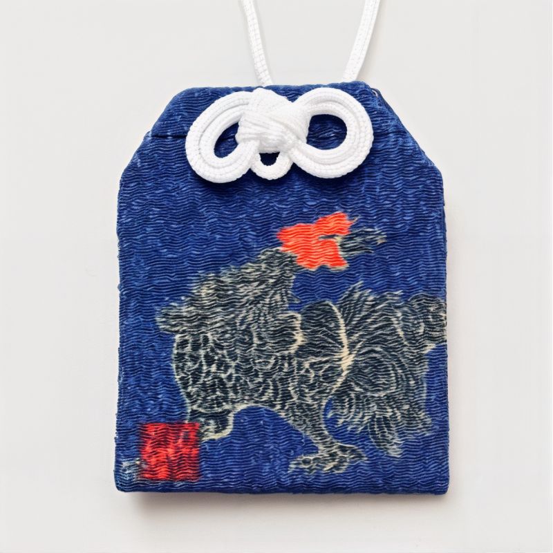 Amulette japonaise Omamori Ki-Yan - signe zodiaque chinois du Coq