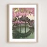 Japanese print, Kameido Bridge, Kameido-bashi, YOSHIDA HIROSHI