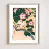 Estampado japonés, Camelia y pájaros, OHARA KOSON