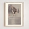 Japanese print, Solitary Snipe, OHARA KOSON