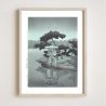 Kawase Hasui Print Reproduction, Moon Over Kiyosumi Garden, Tsuki no Kiyosumien