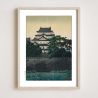 Reproducción de impresión de Kawase Hasui, Castillo de Nagoya, Nagoya-jo