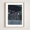 print reproduction of Kawase Hasui, Tanigumi Temple, Mino, Mino no kuni Tanigumidera