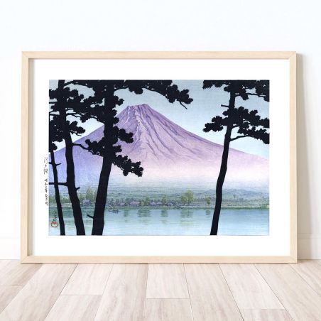 print reproduction of Kawase Hasui, Tadotsu, Kawaguchiko