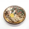 Large vintage Satsuma button, late 19th century early 20th century - Dragon - RYU