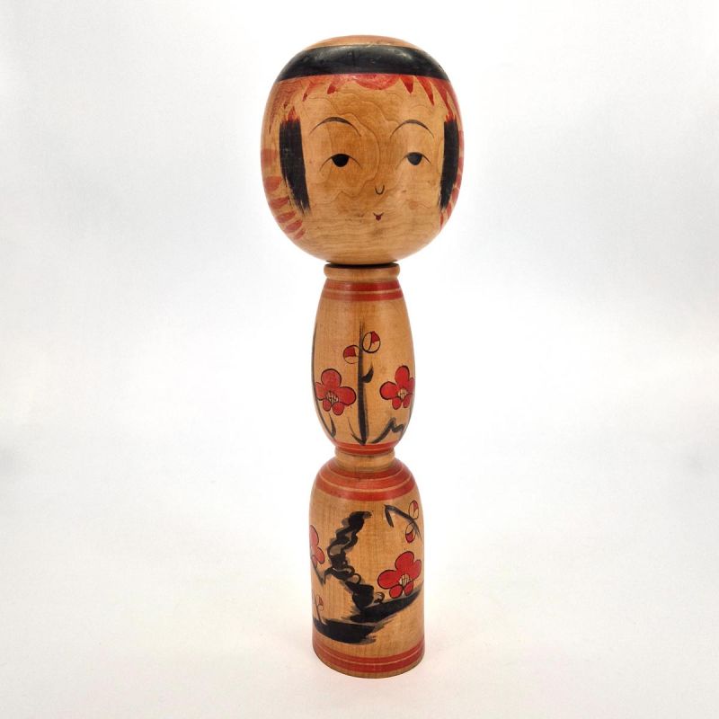 Poupée en bois japonaise, KOKESHI VINTAGE, 31cm