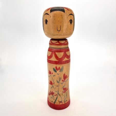 Muñeca japonesa de madera, KOKESHI VINTAGE, 29cm