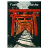 Ilustración japonesa del santuario Fushimi Inari Taisha en Kioto, por ダヴィッド