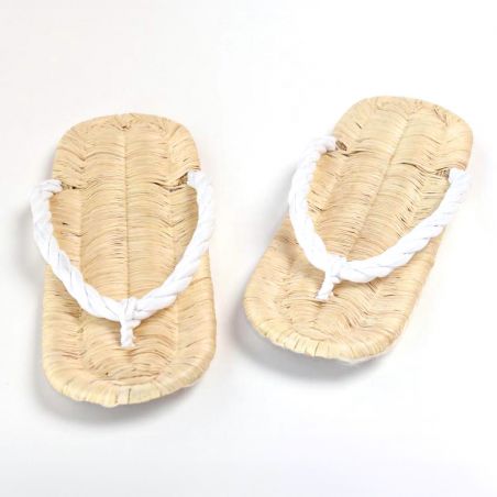 Pair of traditional Japanese Toyokuni zori sandals for Gyōji