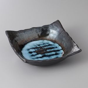 Small square Japanese ceramic plate - IZUMI