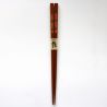 Pair of Japanese chopsticks in natural dark wood - YAGASURI