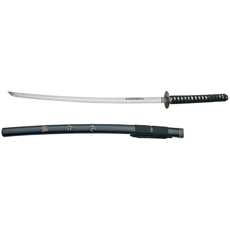 Decorative Katana Last Black Samurai - Blade 580mm - Braided cotton handle