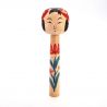 Bambola giapponese in legno - kokeshi vintage