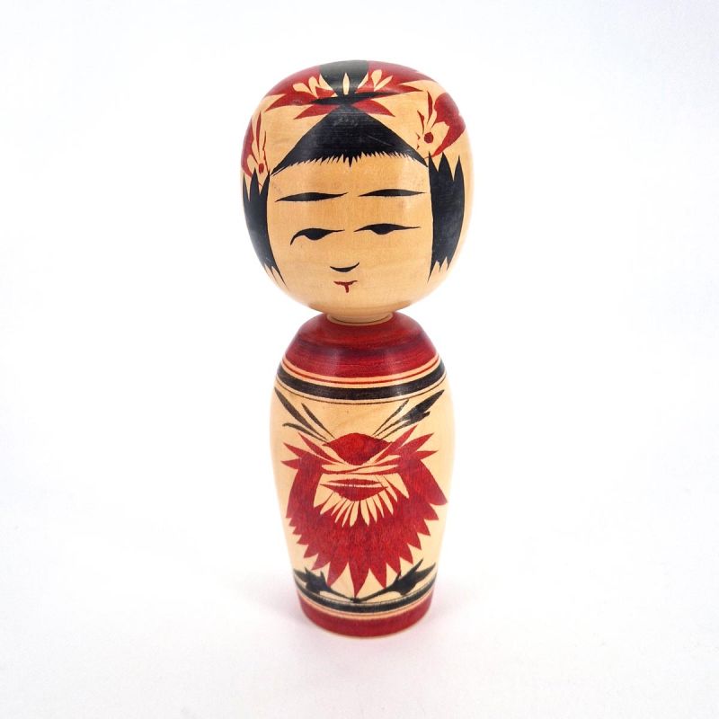 Muñeca japonesa de madera - kokeshi vintage