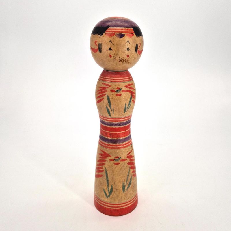 Bambola giapponese in legno - kokeshi vintage