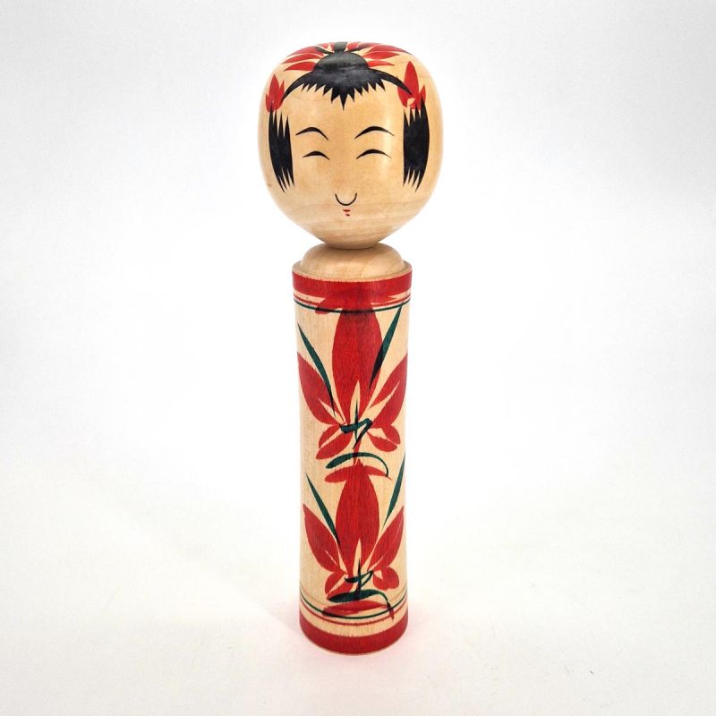 Muñeca japonesa de madera - kokeshi vintage