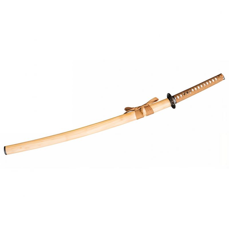 Dekoratives Katana Kimura Desert - 730mm Klinge - Holzgriff - Holzscheide