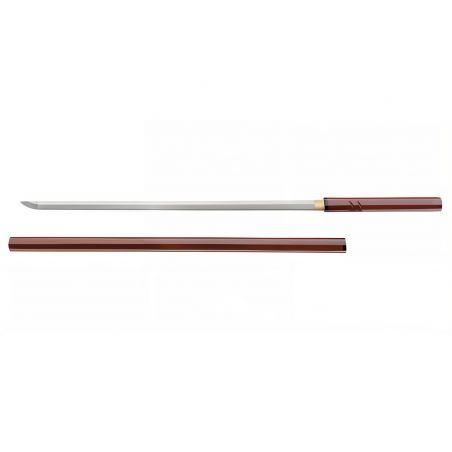 Katana droit de décoration Blind Samurai - Lame 735mm - Manche Bois - Fourreau