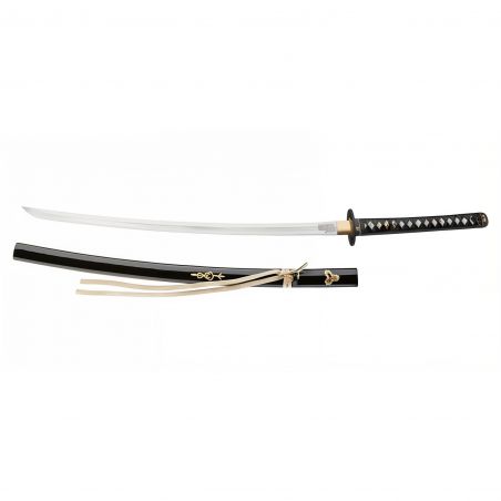 Katana decorativo Bride's Sword - Lama 710mm - Impugnatura in pelle di razza - Fodero