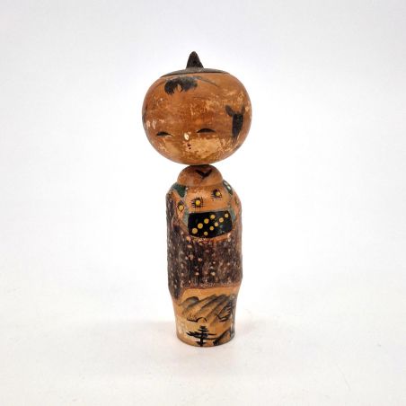 Small Japanese wooden doll, KOKESHI VINTAGE