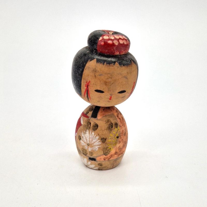 Kleine japanische Holzpuppe, KOKESHI VINTAGE