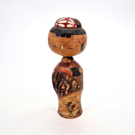 Pequeña muñeca japonesa de madera, KOKESHI VINTAGE