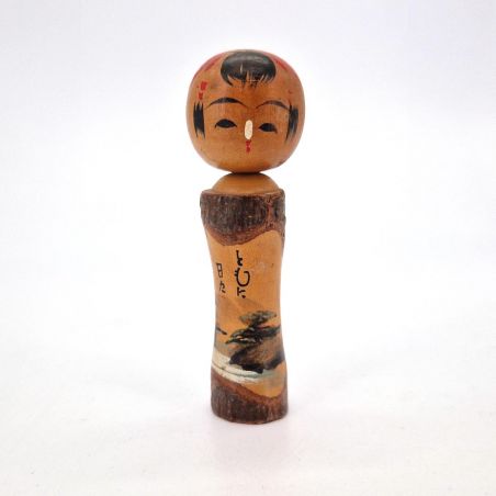 Pequeña muñeca japonesa de madera, KOKESHI VINTAGE