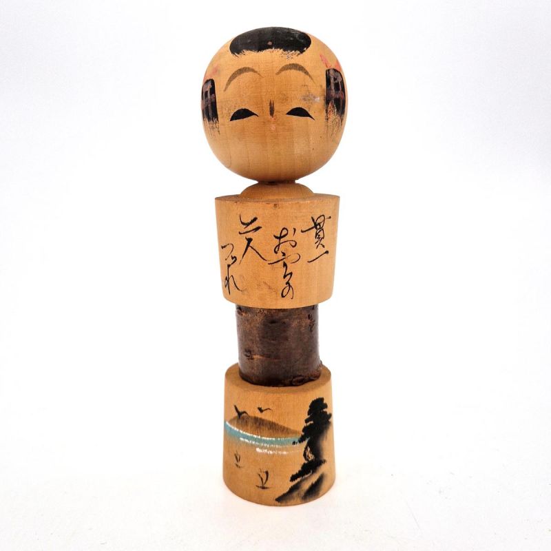 Pequeña muñeca japonesa de madera, KOKESHI VINTAGE