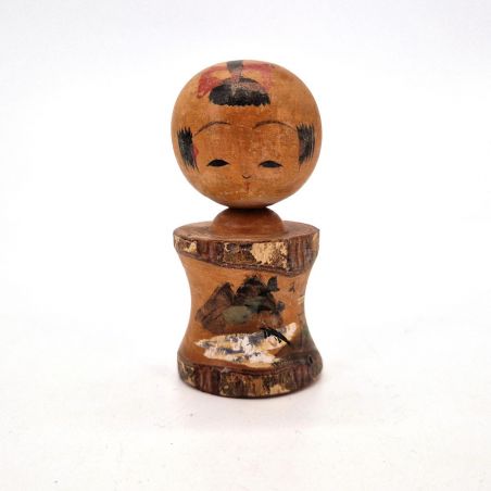 Petite poupée en bois japonaise, KOKESHI VINTAGE