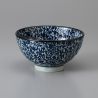 Japanese ceramic rice bowl with arabesque pattern -KYOTO KARAKUSA NAKAHIRA