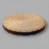 Coussin rond Zabuton en paille de riz Ø38 x H5,5cm