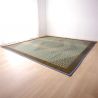 Traditional Japanese rug, rice straw mat, asanoha pattern, KUMIKO