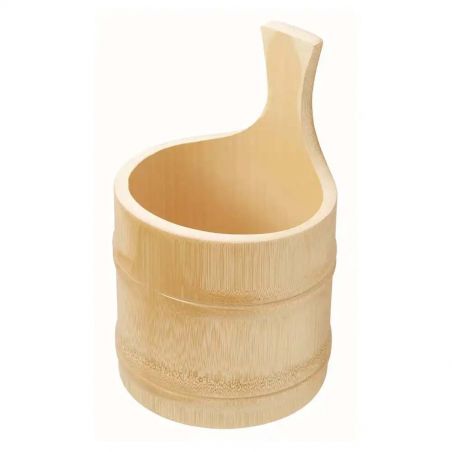 Japanese bamboo ice bucket, MARU TAKE